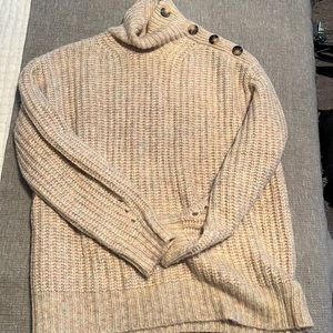 J. Crew Cream Cowl Neck Sweater